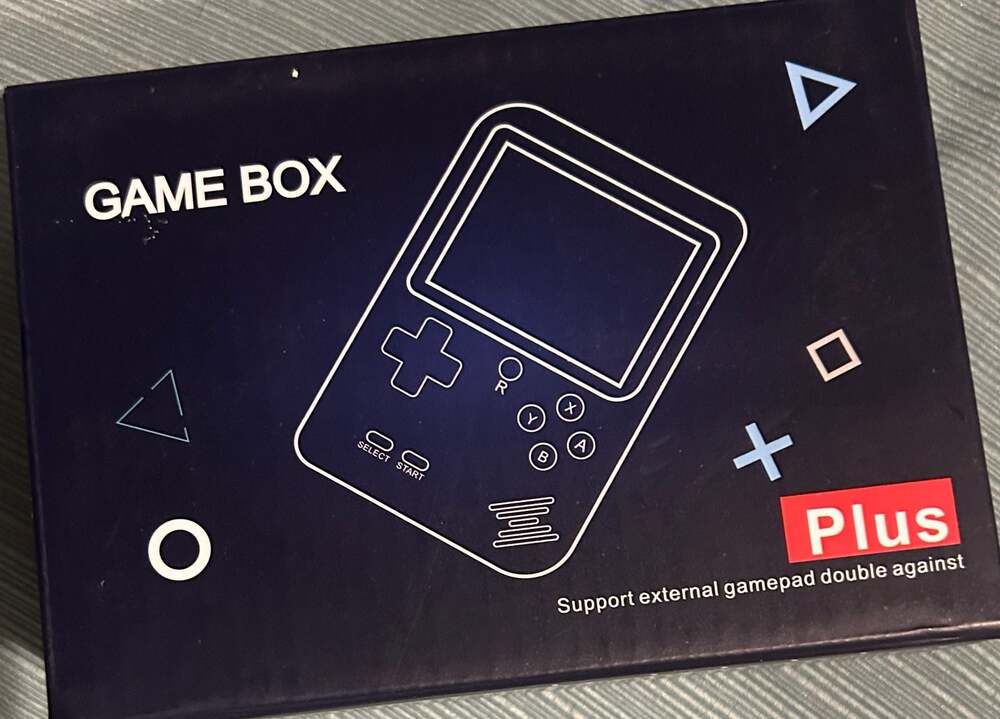 Game Box Plus Retro Handheld 8-Bit Gaming Console  LCD and TV Output